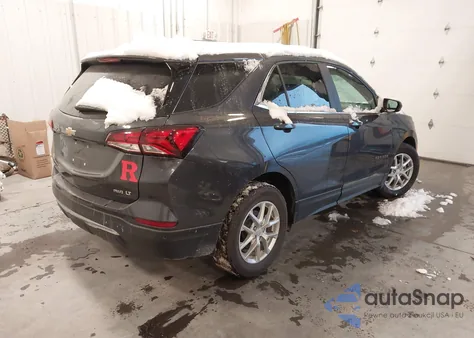 2022 Chevrolet Equinox Awd Lt из США, поврежденный, VIN 3GNAXUEV1NS224638